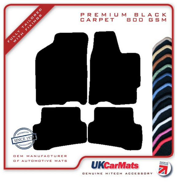 Mazda Xedos 6 1993-2001 Black Premium Carpet Tailored Car Mats HITECH