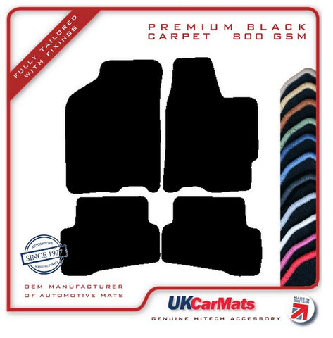 Mazda Xedos 6 1993-2001 Black Premium Carpet Tailored Car Mats HITECH