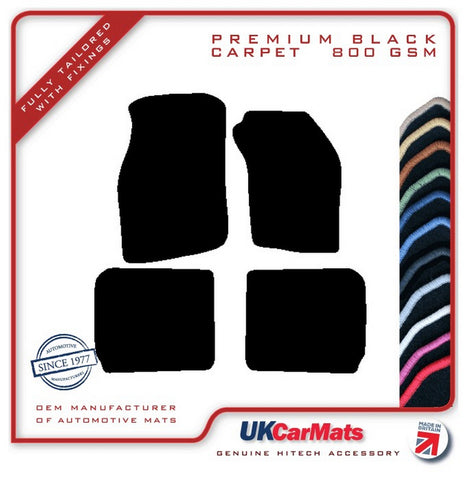 Mitsubishi Carisma 1995-2003 Black Premium Carpet Tailored Car Mats HITECH