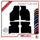 Mitsubishi Galant 1993-1997 Black Premium Carpet Tailored Car Mats HITECH