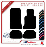 Mercedes E Class (W124) Cab / Coupe 1987-1995 Black Premium Carpet Tailored Car Mats HITECH