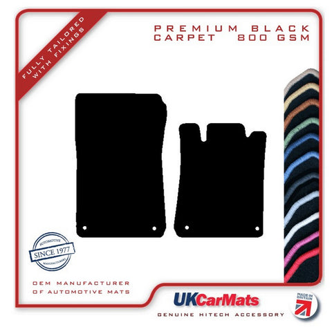 Mercedes SLK (R170) 2 Seater 1997-2004 Black Premium Carpet Tailored Car Mats HITECH