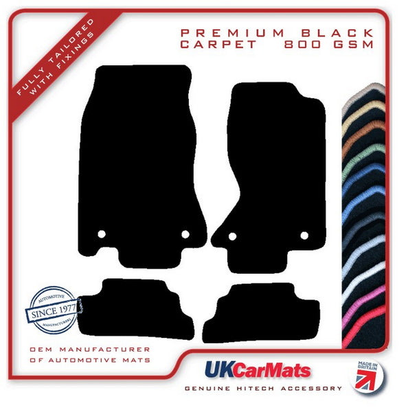 Mazda RX7 Mk3 1993-2001 Black Premium Carpet Tailored Car Mats HITECH