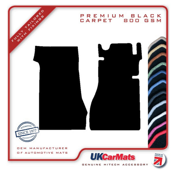 Mercedes SL (R113) 2 Seater Pagoda 1962-1972 Black Premium Carpet Tailored Car Mats HITECH