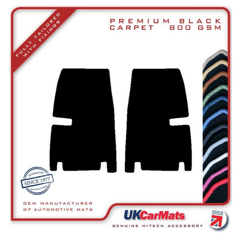 MG MGA 1955-1962 Black Premium Carpet Tailored Car Mats HITECH
