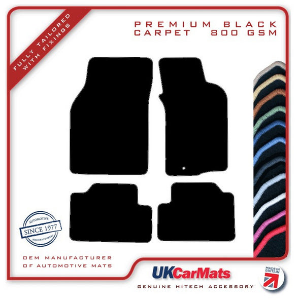 Mitsubishi FTO 1994-2004 Black Premium Carpet Tailored Car Mats HITECH