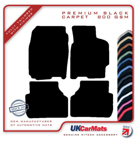 Mazda Premacy 1999-2001 Black Premium Carpet Tailored Car Mats HITECH