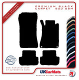 Mercedes CLK (W209) Convertible / Coupe 2003-2009 Black Premium Carpet Tailored Car Mats HITECH