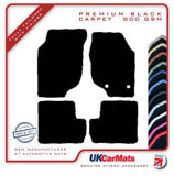 MG ZR 2001-2004 Black Premium Carpet Tailored Car Mats HITECH