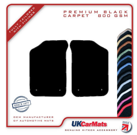 MG TF 2002-2005 Black Premium Carpet Tailored Car Mats HITECH