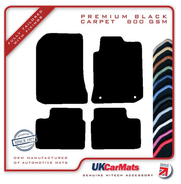 MG ZT / ZT-T 2001-2005 Black Premium Carpet Tailored Car Mats HITECH