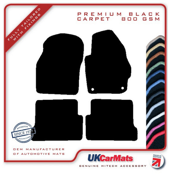 Mazda 3 2004-2009 Black Premium Carpet Tailored Car Mats HITECH
