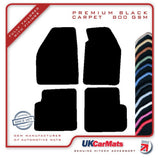 Mitsubishi Colt 1996-2004 Black Premium Carpet Tailored Car Mats HITECH
