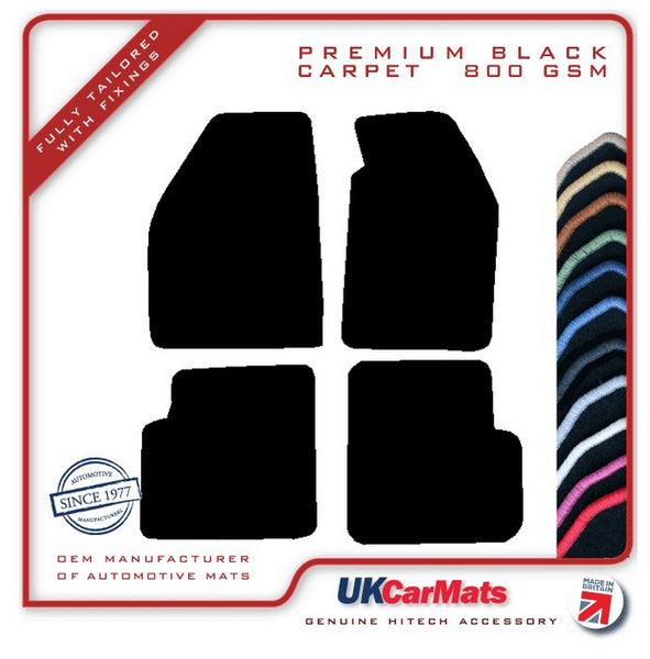 Mitsubishi Colt 1996-2004 Black Premium Carpet Tailored Car Mats HITECH