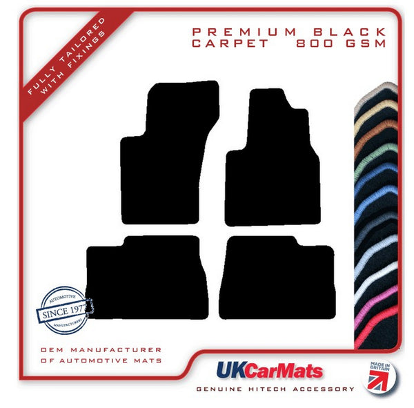 Mercedes M Class (W163) 1998-2005 Black Premium Carpet Tailored Car Mats HITECH
