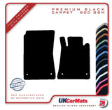 Mercedes SLK (R171) 2 Seater 2005-2011 Black Premium Carpet Tailored Car Mats HITECH