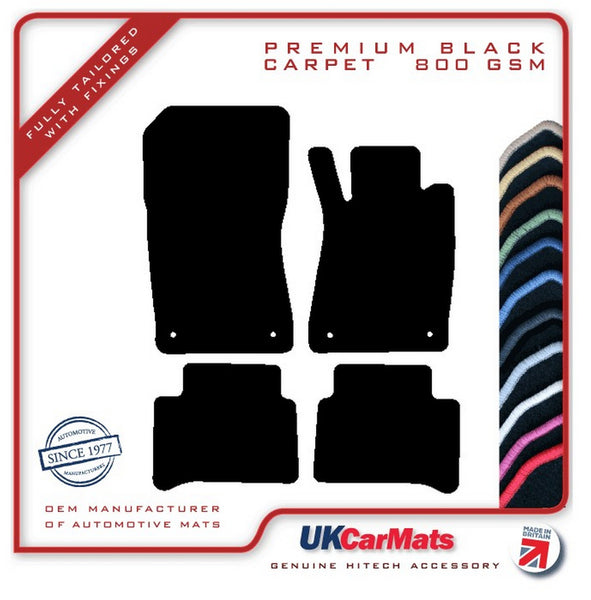Mercedes CLS (W219) 2005-2010 Black Premium Carpet Tailored Car Mats HITECH