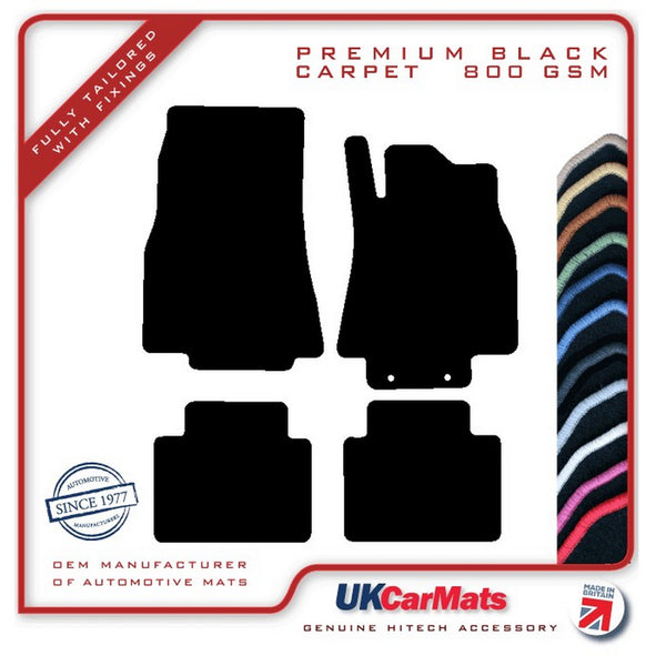 Mercedes B Class (W245) 2005-2011 Black Premium Carpet Tailored Car Mats HITECH