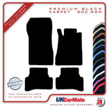 Mercedes CLK (W208) Coupe 1997-2002 Black Premium Carpet Tailored Car Mats HITECH