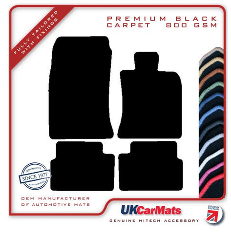 Mini Clubman R55 2007-2014 Black Premium Carpet Tailored Car Mats HITECH