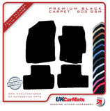 Mitsubishi Lancer Automatic 2008-2017 Black Premium Carpet Tailored Car Mats HITECH