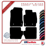 Mazda 2 2007-2014 Black Premium Carpet Tailored Car Mats HITECH