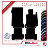 Mercedes C Class (W204) Auto Saloon/Estate 2007-2014 Black Premium Carpet Tailored Car Mats HITECH