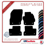 Mazda 3 2009-2013 Black Premium Carpet Tailored Car Mats HITECH