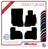 Mercedes S Class (W221) Saloon SWB 2006-2013 Black Premium Carpet Tailored Car Mats HITECH
