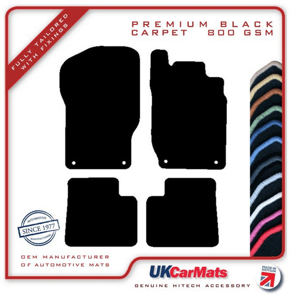 Mercedes M Class (W164) 2006-2011 Black Premium Carpet Tailored Car Mats HITECH