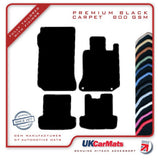 Mercedes C Class (W204) Coupe Automatic 2011-2015 Black Premium Carpet Tailored Car Mats HITECH