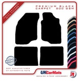 Mitsubishi Lancer 2005-2008 Black Premium Carpet Tailored Car Mats HITECH