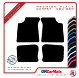 Morris Minor 1950-1953 Black Premium Carpet Tailored Car Mats HITECH