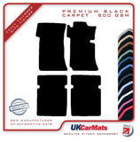 Mercedes S Class (W108) Saloon 1965-1972 Black Premium Carpet Tailored Car Mats HITECH