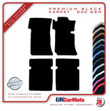 Mercedes S Class (W108) Saloon 1965-1972 Black Premium Carpet Tailored Car Mats HITECH