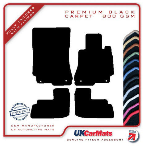 Mercedes CL (W216) Coupe 2006-2013 Black Premium Carpet Tailored Car Mats HITECH
