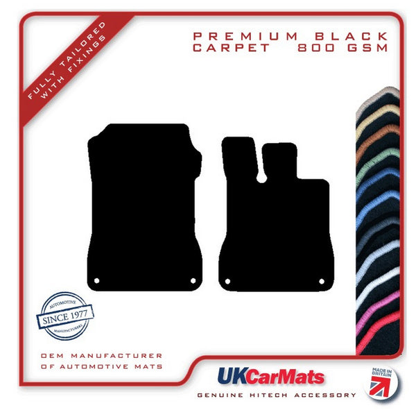 Mercedes SL (R231) 2 Seater 2011 onwards Black Premium Carpet Tailored Car Mats HITECH