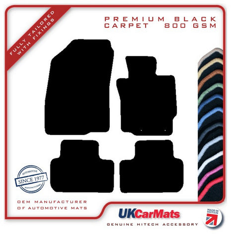 Mitsubishi ASX Automatic 2010 onwards Black Premium Carpet Tailored Car Mats HITECH