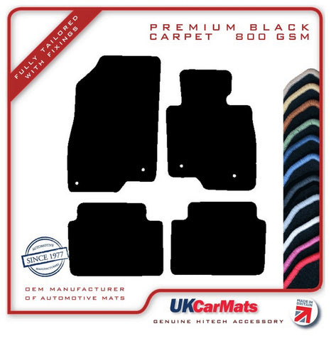 Mazda 6 Estate 2013 onwards Black Premium Carpet Tailored Car Mats HITECH