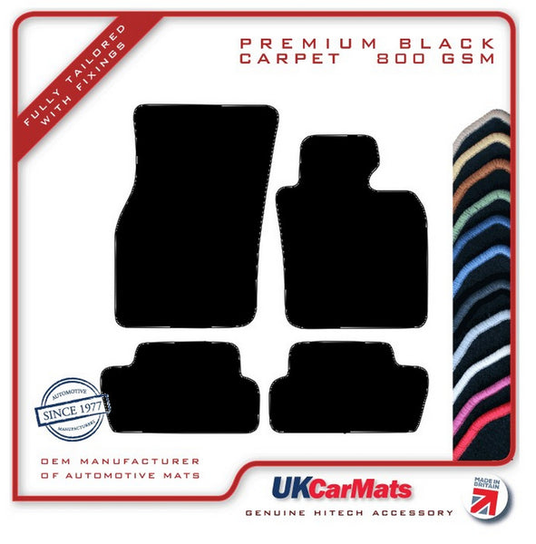 Mini Mk3 3 Door F56 2014-2024 Black Premium Carpet Tailored Car Mats HITECH