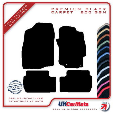 Mitsubishi Evo 10 Manual 2007-2016 Black Premium Carpet Tailored Car Mats HITECH
