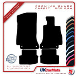 Mercedes C Class (W205) Coupe Automatic 2016-2021 Black Premium Carpet Tailored Car Mats HITECH