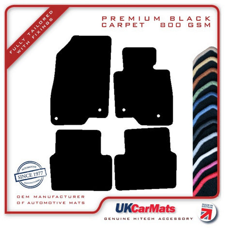 Mazda 3 2013-2018 Black Premium Carpet Tailored Car Mats HITECH