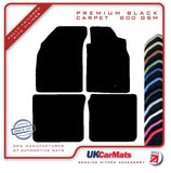 Mitsubishi Evo 9 2005-2006 Black Premium Carpet Tailored Car Mats HITECH