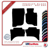 Mitsubishi L200 BARBARIAN 2015 onwards Black Premium Carpet Tailored Car Mats HITECH