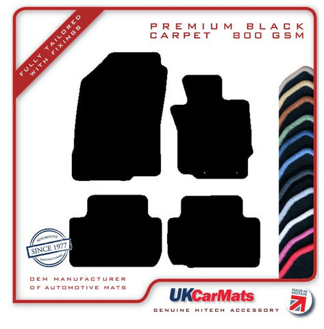 Mitsubishi Eclipse Cross Automatic 2017 onwards Black Premium Carpet Tailored Car Mats HITECH