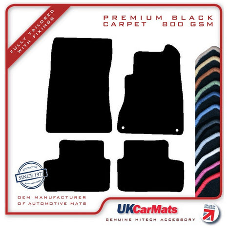 Mercedes A Class (W177) 2018 onwards Black Premium Carpet Tailored Car Mats HITECH