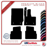 Mercedes G Class (W463) 2018 onwards Black Premium Carpet Tailored Car Mats HITECH