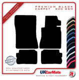 Mercedes S Class (W126) Coupe 1982-1992 Black Premium Carpet Tailored Car Mats HITECH