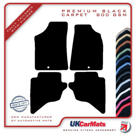 Mazda B-Series Pick Up 1998-2006 Black Premium Carpet Tailored Car Mats HITECH